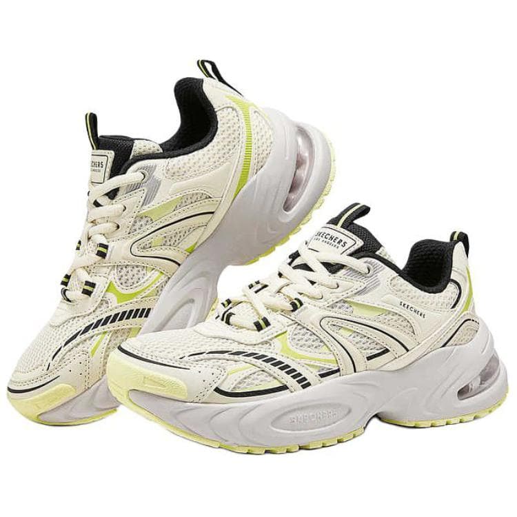Кроссовки Skechers Уличный Low Топ Массивные кроссовки Women's White Желтый - изображение 2