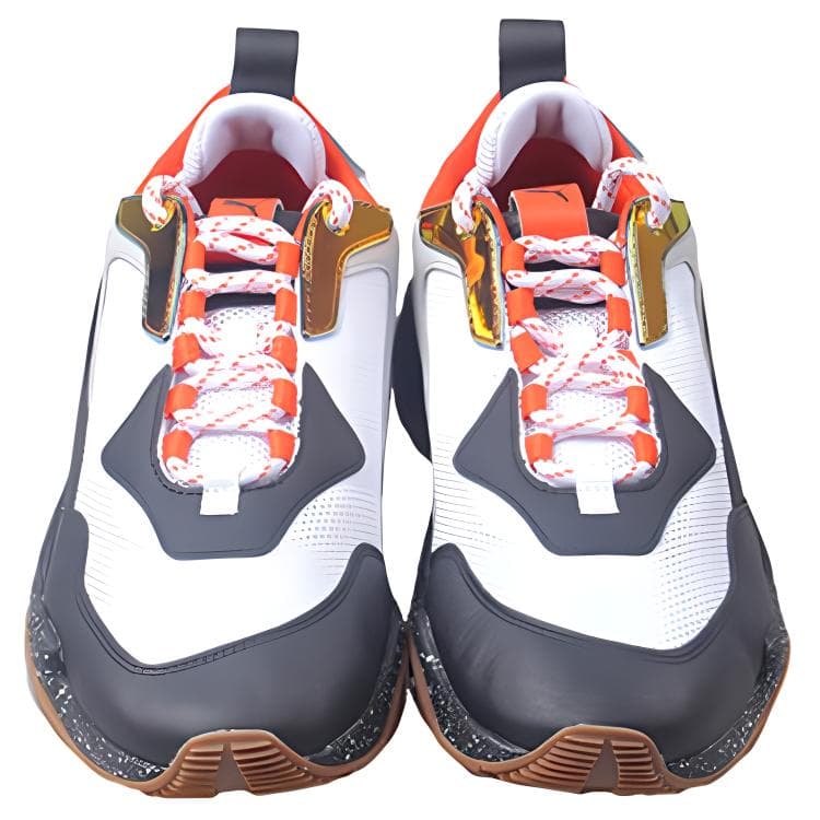 Кроссовки Puma Thunder Electric Black White Orange - изображение 3