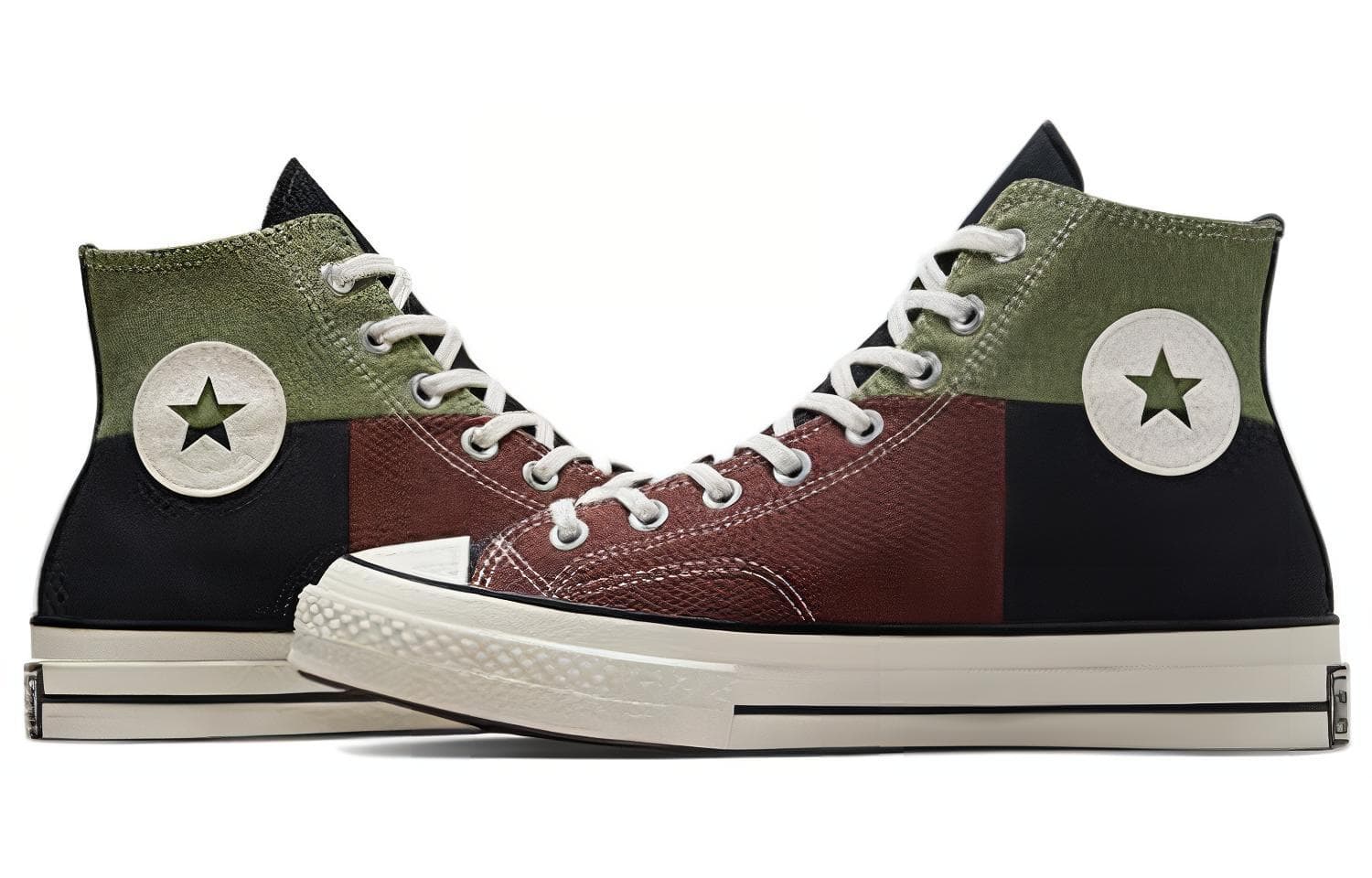 Кеды Converse Chuck 70 Plus Black Green Brown - изображение 4
