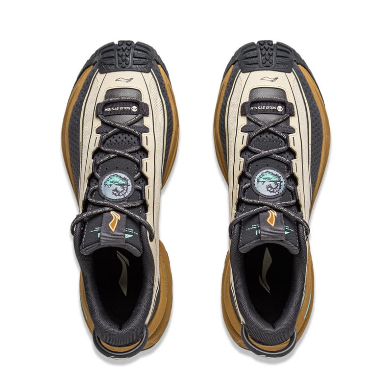 Кроссовки Li NING Outdoor CounterFlow Xingchuan Дышащий Low Топ Поход Обувь Унисекс Хаки - изображение 4
