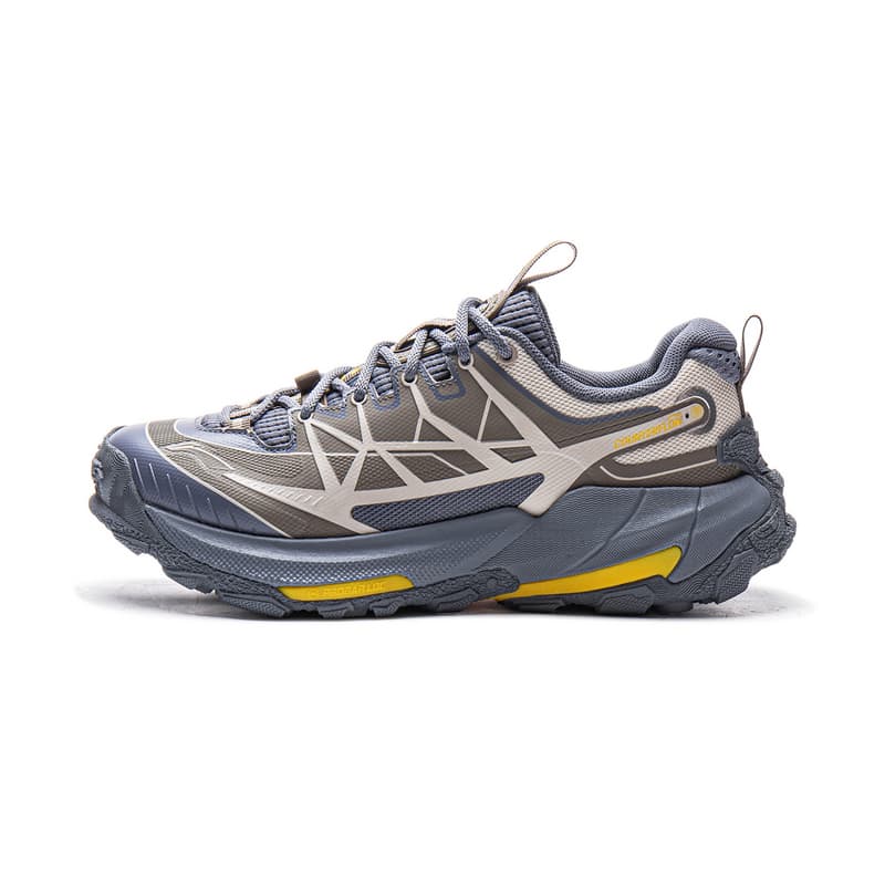 Кроссовки Li NING Outdoor Counterflow Yijie 2,0 ТПУ (TPU) Дышащий Low Топ Походная обувь Унисекс Серый - изображение 1