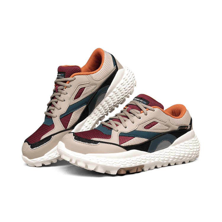 Кроссовки Skechers Беговые кроссовки с защитой от истирания Мужские Тауповый Многоцветный - изображение 3