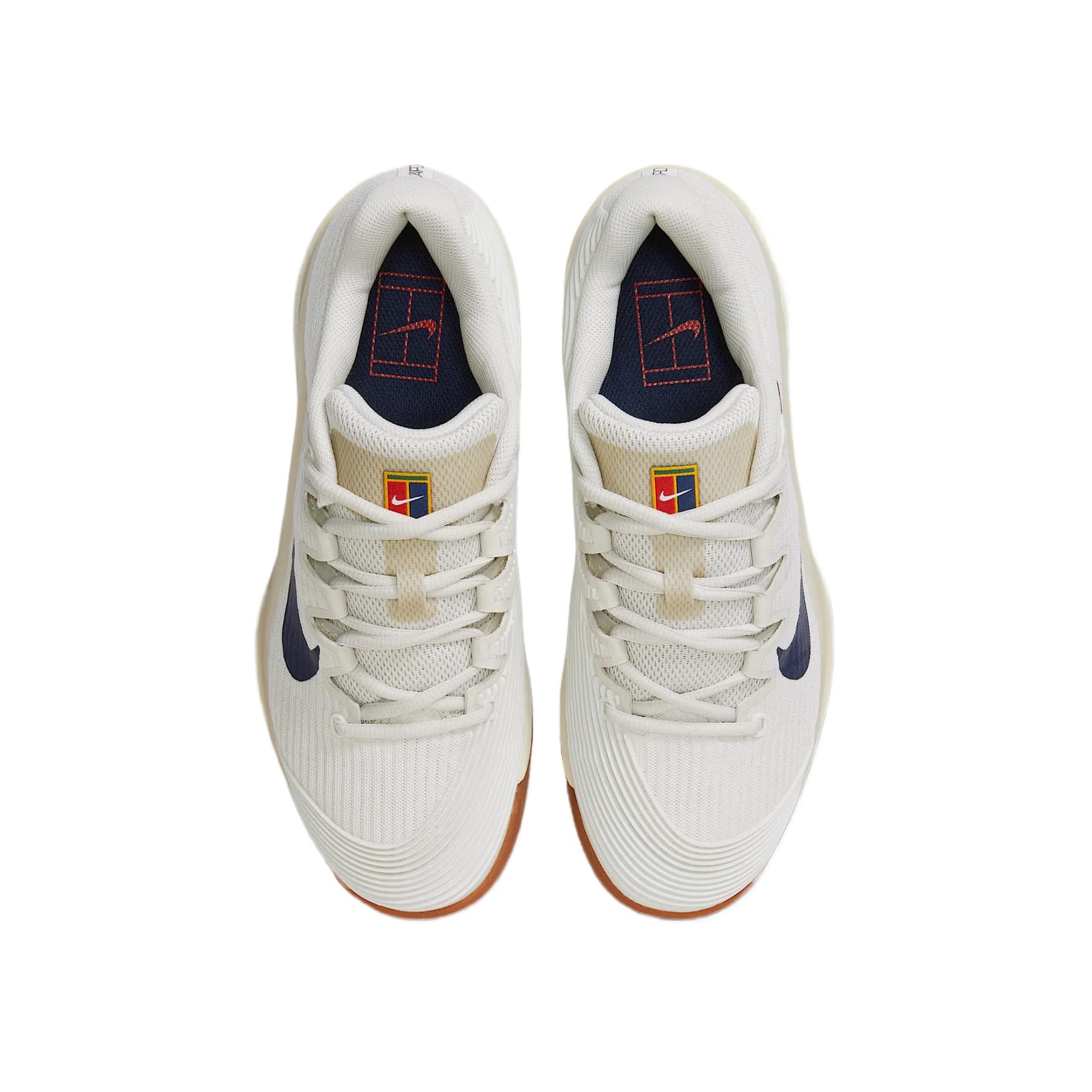 Кроссовки для тенниса Nike Vapor 12 Удобные Низкие Теннисные Кроссовки Мужские Белые - изображение 4