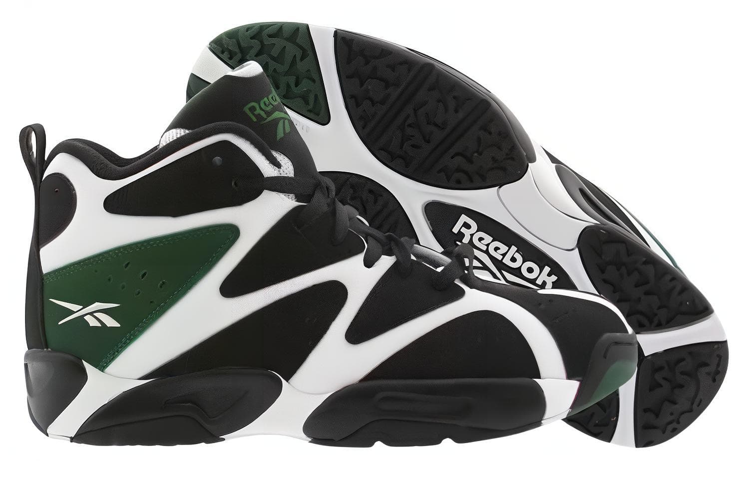 Ретро баскетбольные кроссовки Reebok Kamikaze Mid Seattle Supersonics - изображение 3