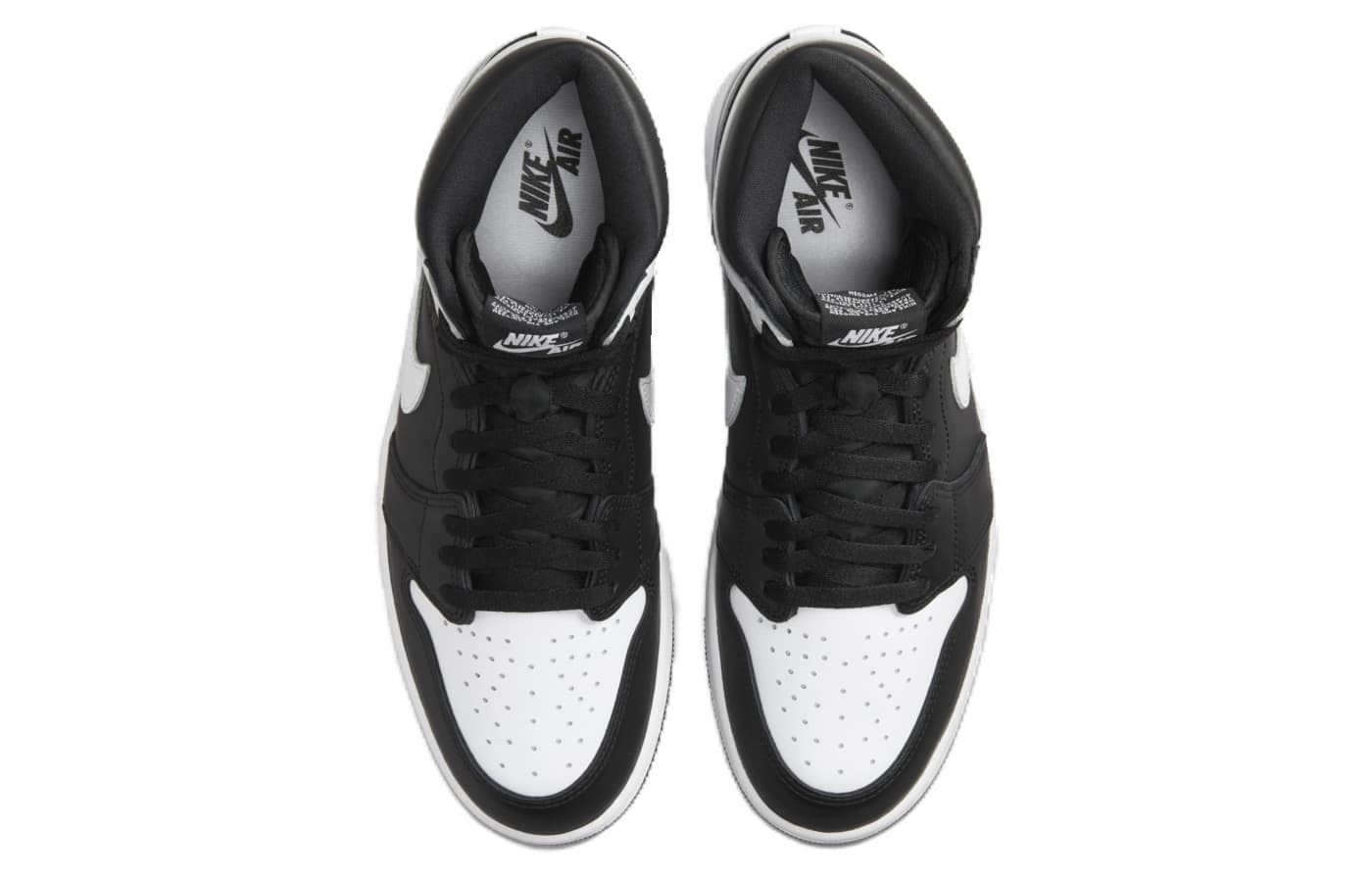 Ретро баскетбольные кроссовки Jordan Air Jordan 1 High OG "Black White" - изображение 4