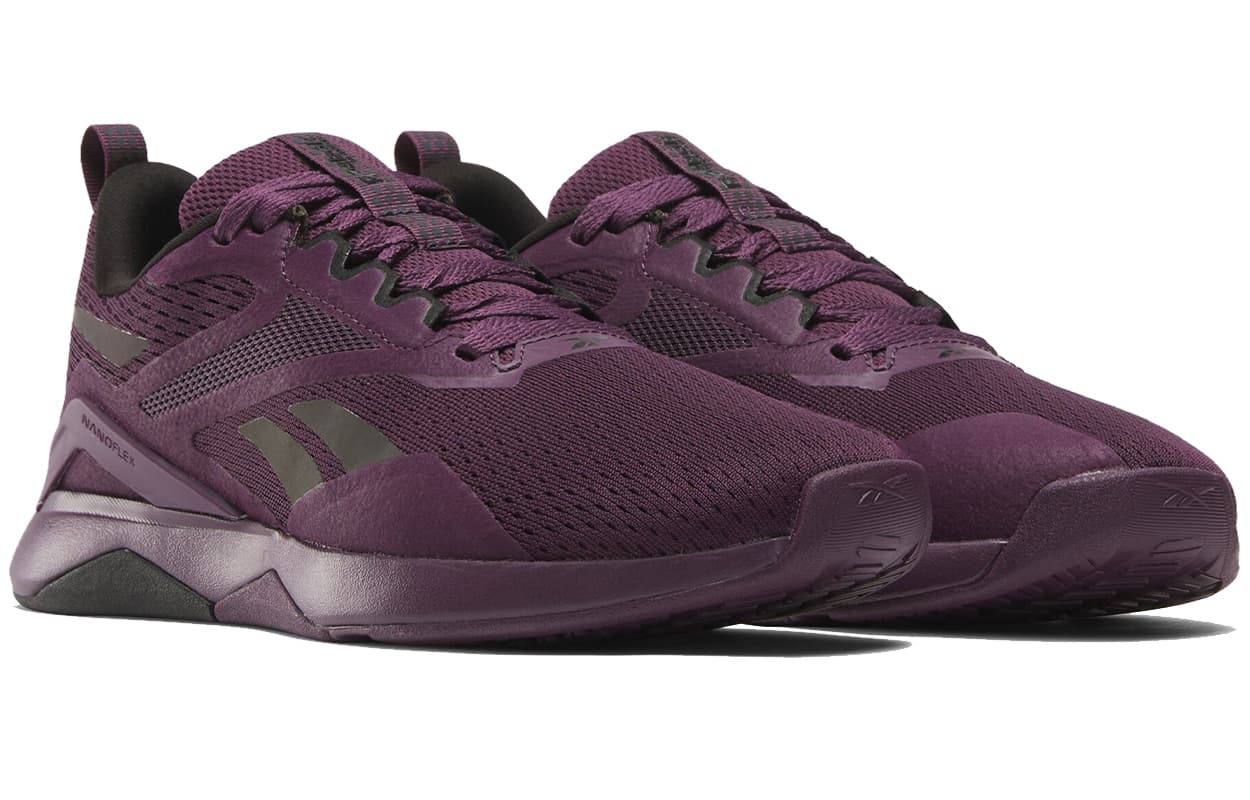 Кроссовки для спортзала REEBOK NANOFLEX TR 2 Low Топ Тренировочные Кроссовки Женские Фиолетовые - изображение 2