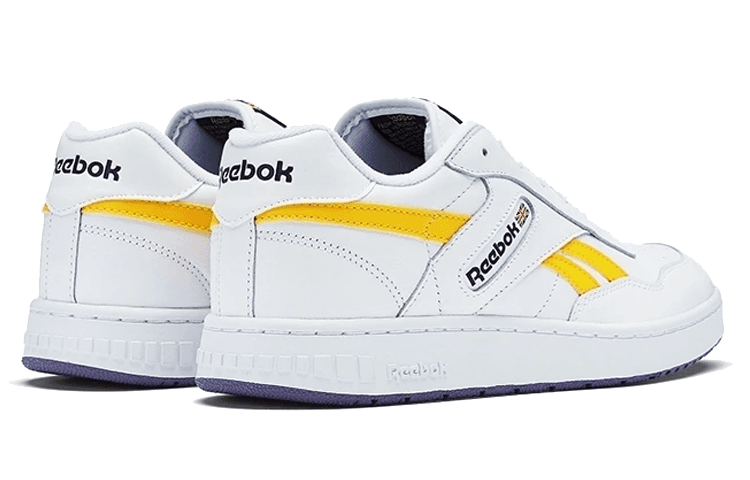 Ретро баскетбольные кроссовки Reebok BB 4000 MU White Yellow - изображение 4