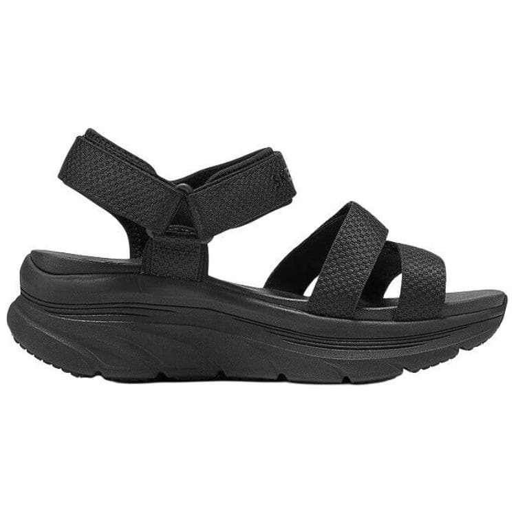 Шлёпанцы Skechers Modern Comfort one Шнуровка Сандалии Женские Черный - изображение 2