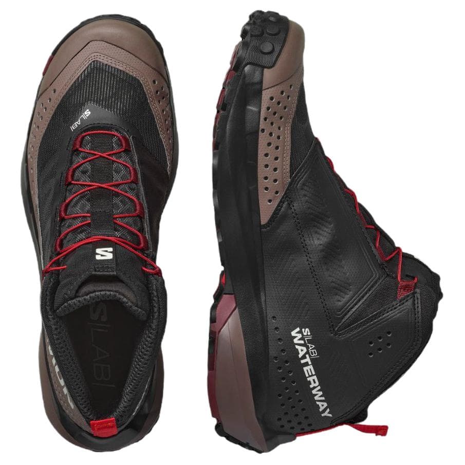 Кроссовки SALOMON S LAB Waterway MID Топ Походная обувь Унисекс Черный - изображение 4