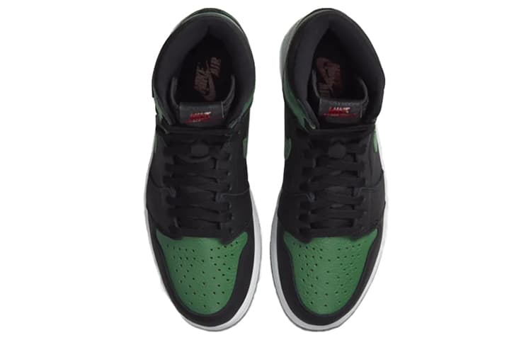 Ретро баскетбольные кроссовки Jordan Air Jordan 1 Retro High OG "Pine Green" - изображение 5