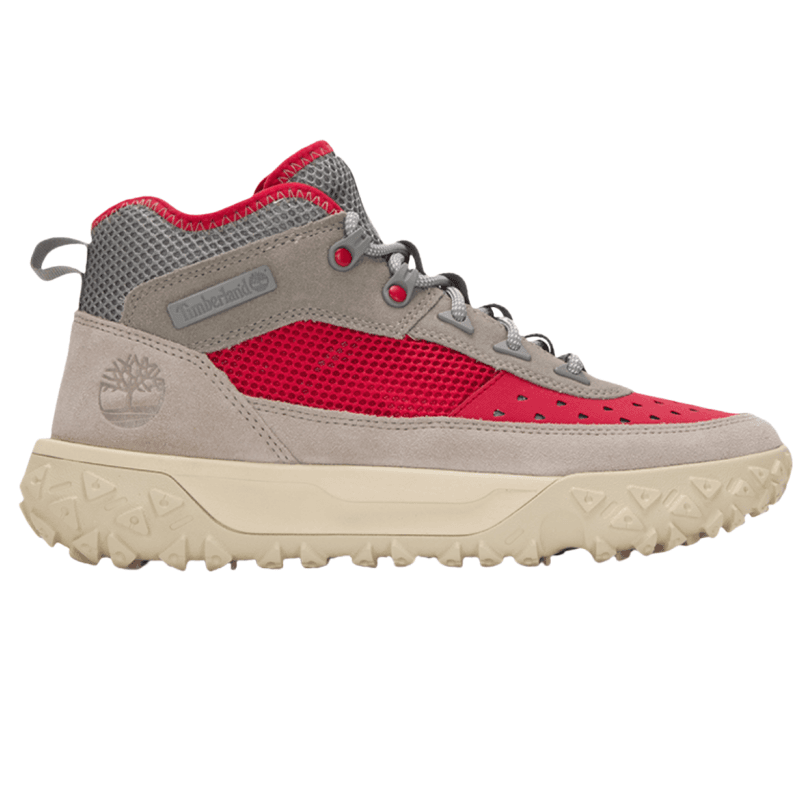 Кроссовки Timberland Greenstride Motion Амортизация Легкий MID Топ Походная обувь Мужская Серый Красный - изображение 2