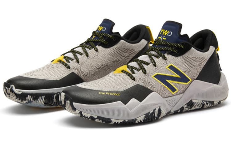 Ретро баскетбольные кроссовки New Balance 2WXY 1 Low Black Grey - изображение 2