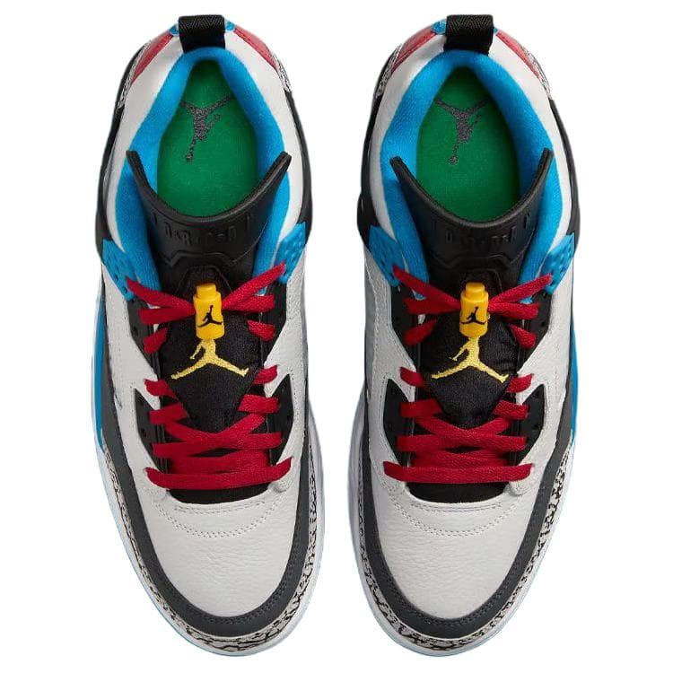 Ретро баскетбольные кроссовки Jordan Spizike Low Black White - изображение 4