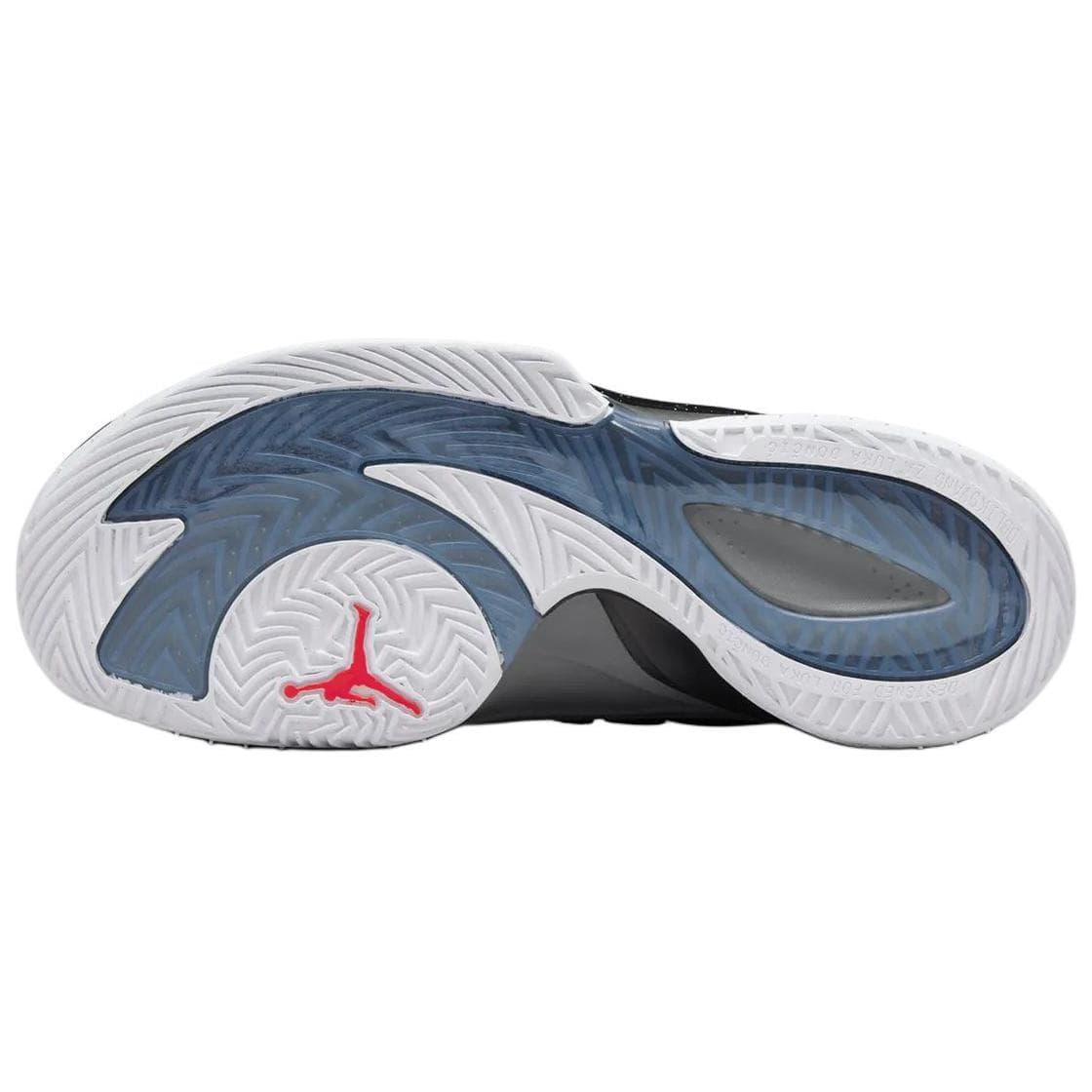 Кроссовки для баскетбола Jordan x Luka 3 PF "Speedway" Универсальные противоскользящие износостойкие баскетбольные кроссовки унисекс черно-бело-красные - изображение 5