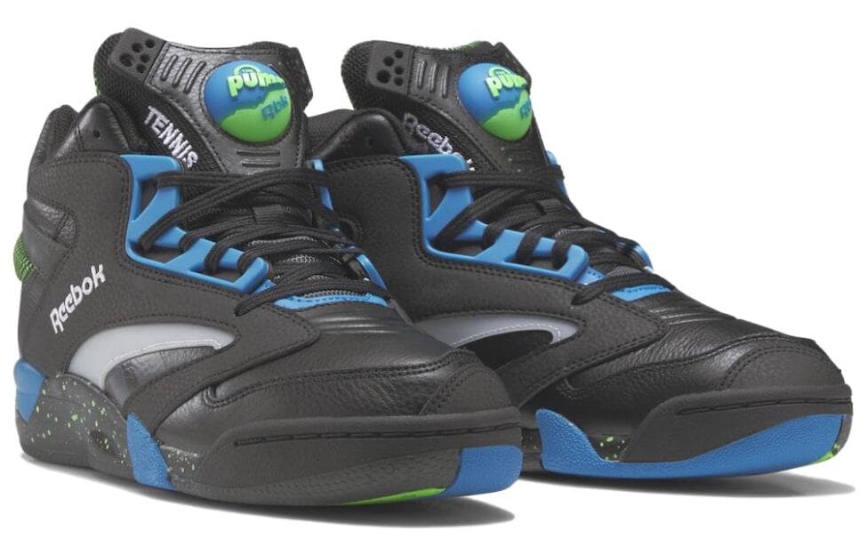Ретро баскетбольные кроссовки Reebok Retro Basketball Shoes Black Blue - изображение 2