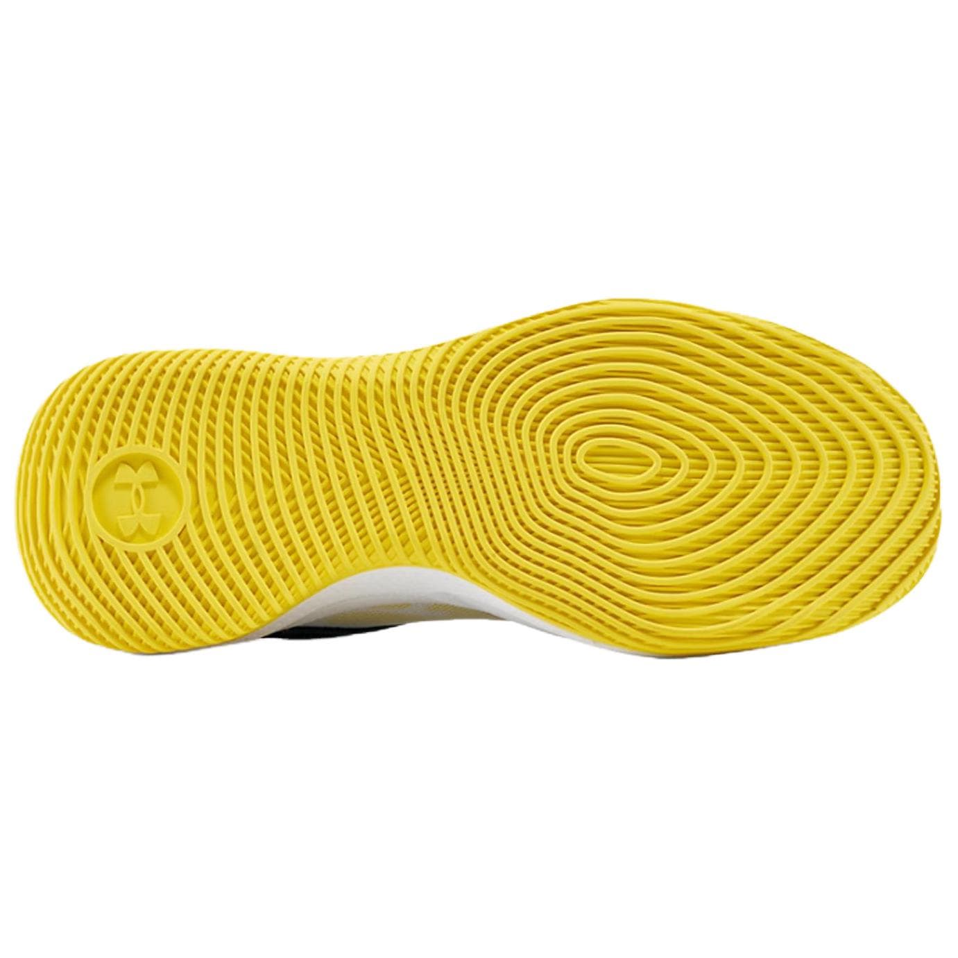 Кроссовки для баскетбола Under Armour Curry Водный аккорд 25 Low Топ Баскетбольные кроссовки Унисекс Белый желтый - изображение 5