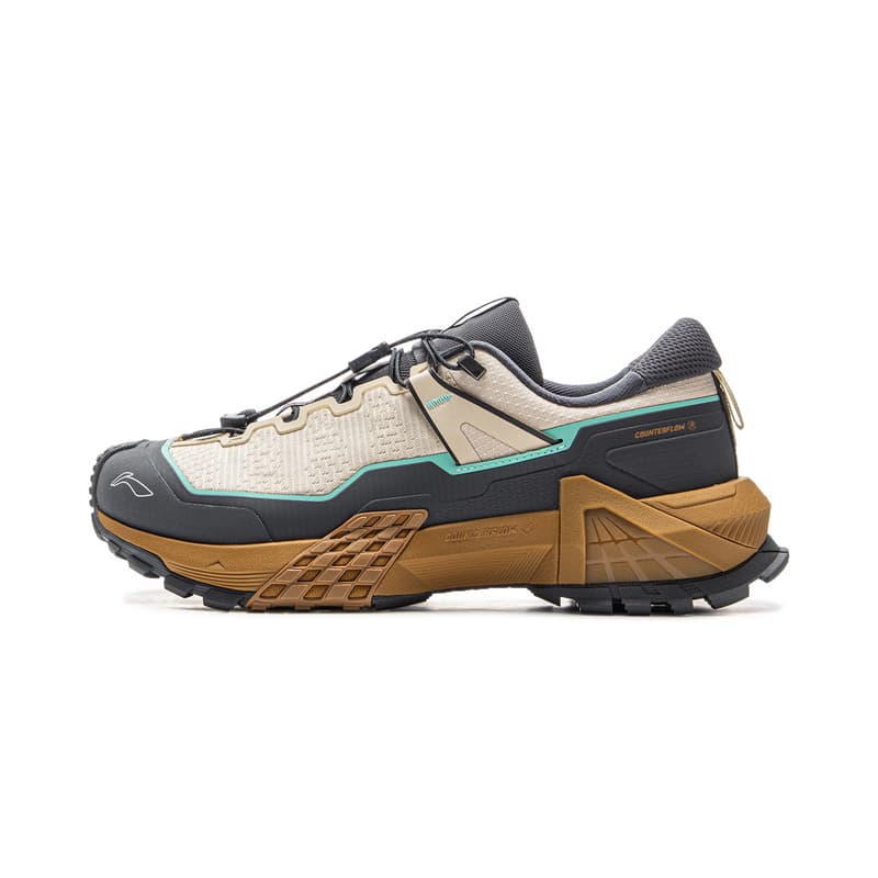 Кроссовки Li NING Outdoor Counterflow Xingchuan Pro Амортизация Противоскользящая Поддержка Низкий Верх Походная обувь Унисекс - изображение 1