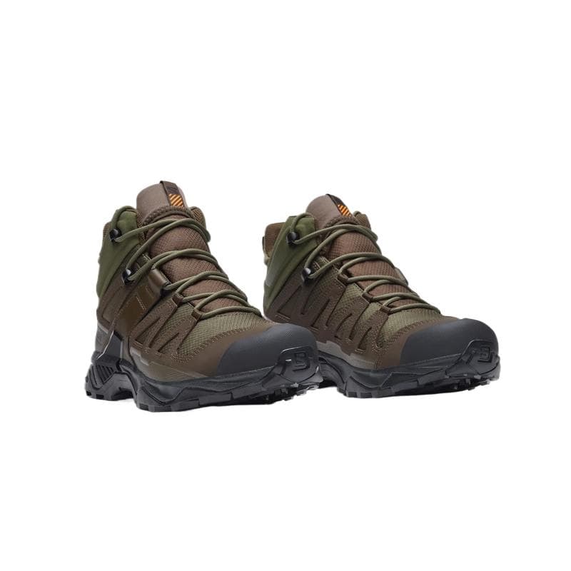 Кроссовки Salomon Ткань MID Топ Походная обувь Унисекс Коричневый - изображение 2