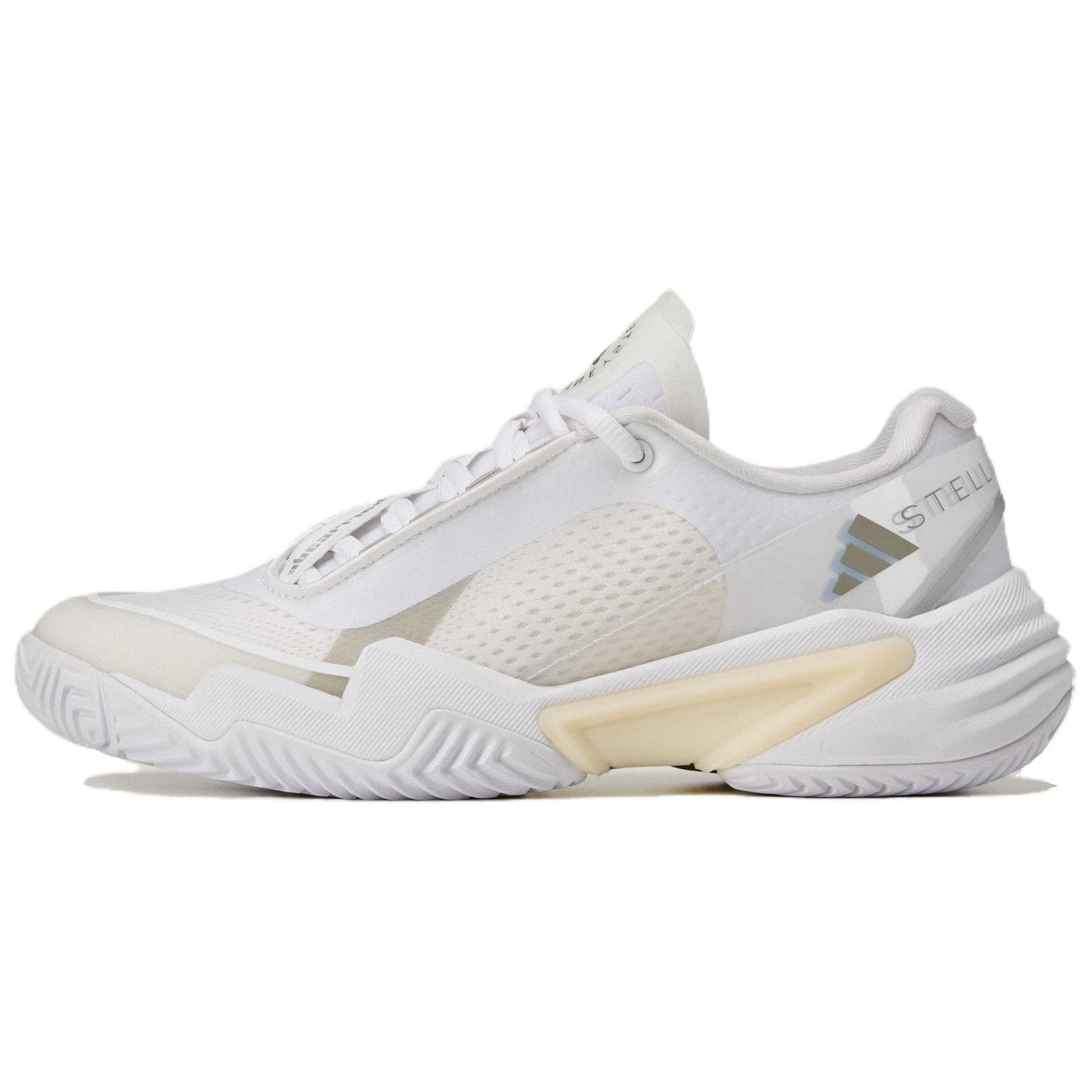 Кроссовки для тенниса Adidas Barricade Износостойкие Низкие Тенисные Кроссовки Женские Серый Белый - изображение 1