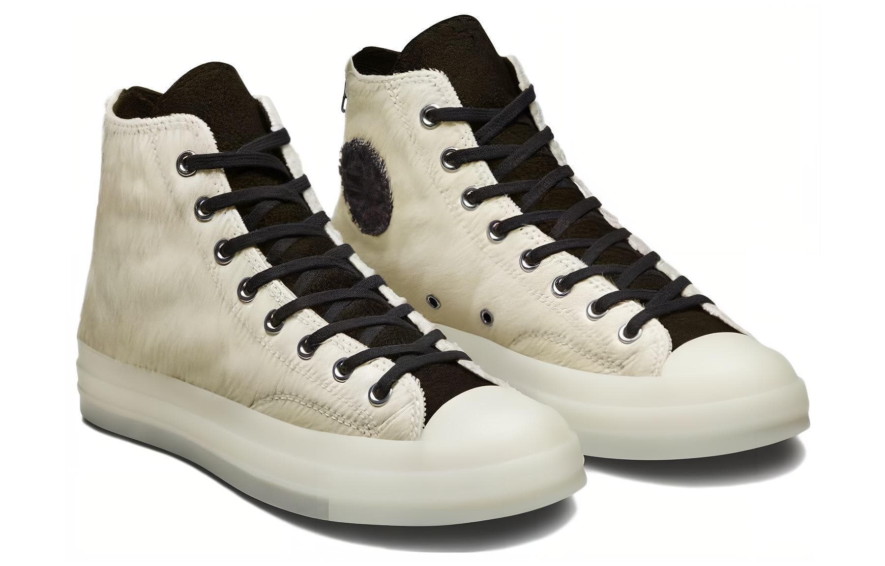 Кеды CLOT x Converse Chuck Taylor All Star 1970s Hi Panda White Grey - изображение 3