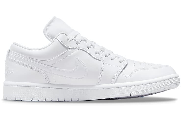 Ретро баскетбольные кроссовки Jordan Air Jordan 1 Low "Triple White" - изображение 2