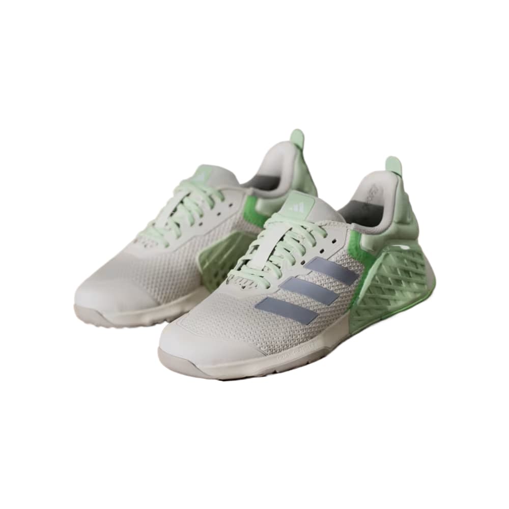 Кроссовки для спортзала Adidas DROPSET 3 Low Топ Кроссовки для тренировок Женские Белый Зеленый - изображение 3