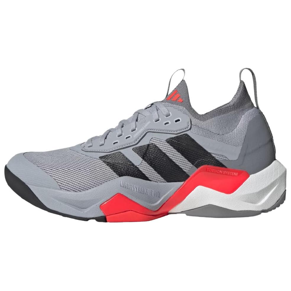 Кроссовки для спортзала Adidas Rapidmove Adv 2 Противоскользящие Устойчивые к истиранию Низкие Кроссовки для тренировок Мужские Серебристо-Серые - изображение 1