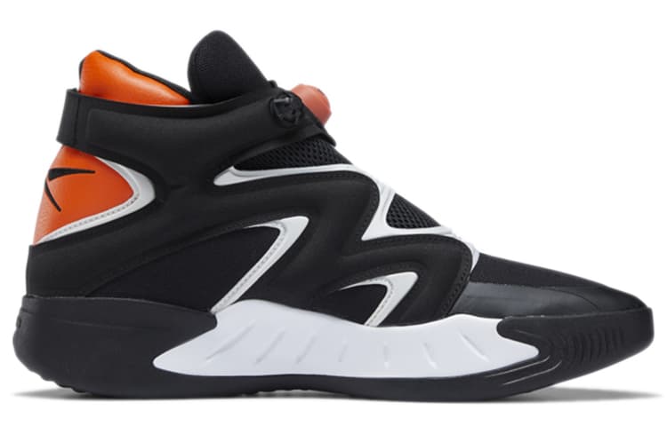 Ретро баскетбольные кроссовки Reebok Instapump Fury Zone Black Orange - изображение 2