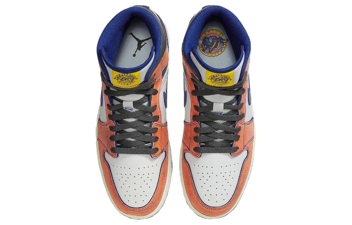 Ретро баскетбольные кроссовки Jordan Air Jordan 1 Mid "Flight" - изображение 3