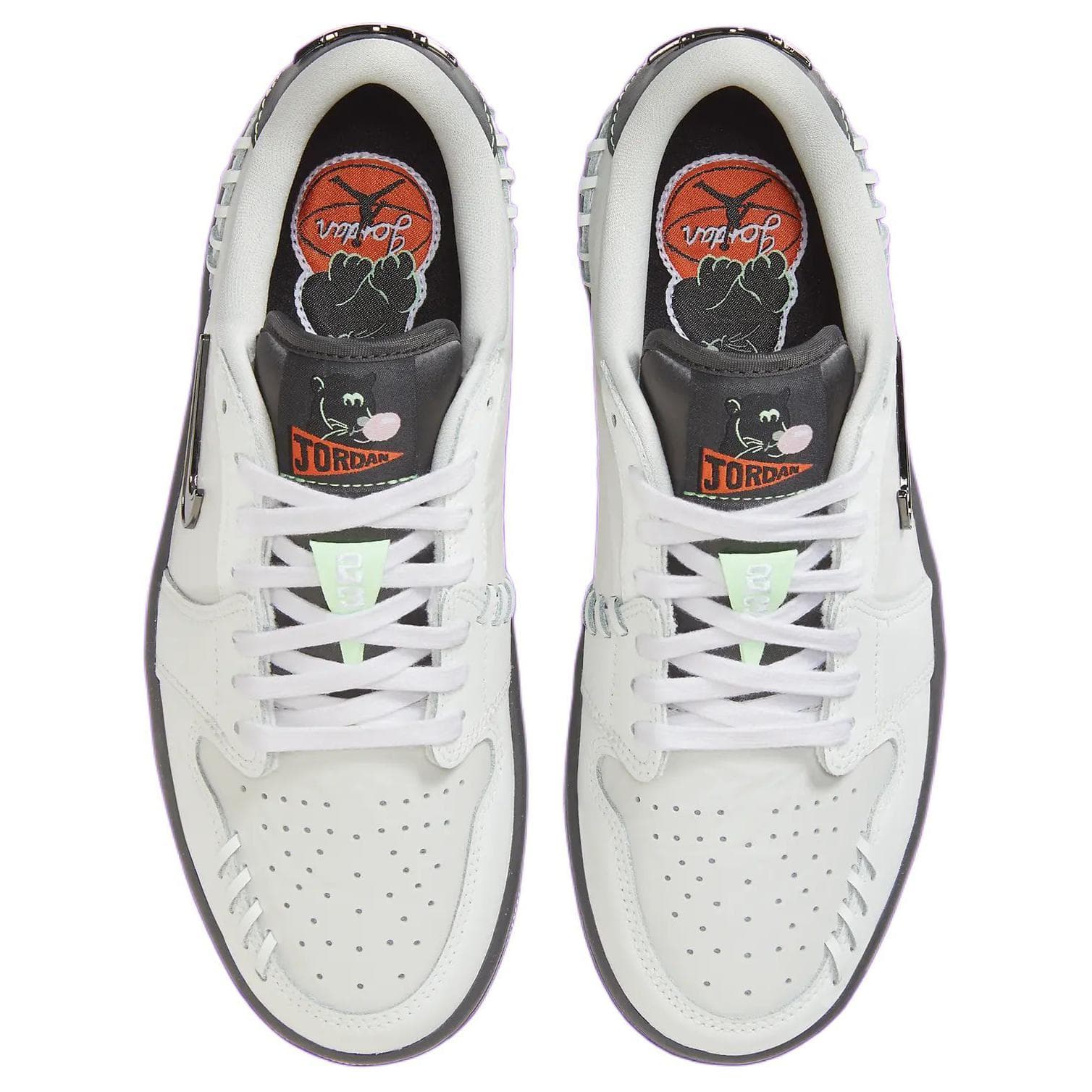 Ретро баскетбольные кроссовки Jordan Air Jordan 1 Low OG "Black Cat" - изображение 3