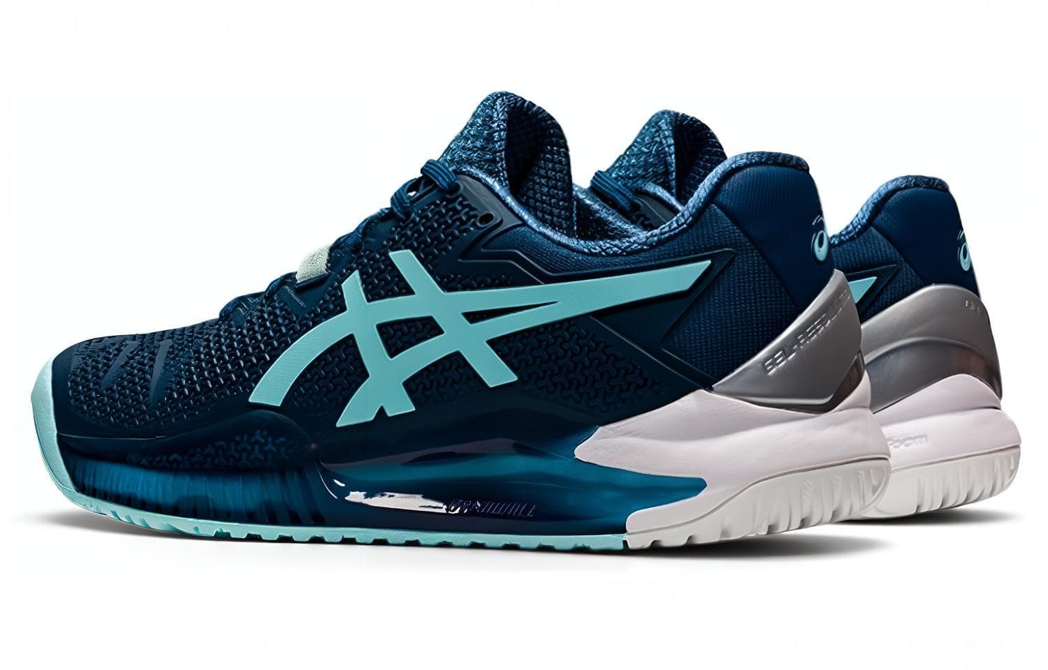 Кроссовки для тенниса Asics Gel-Resolution 8 Ocean Blue - изображение 4