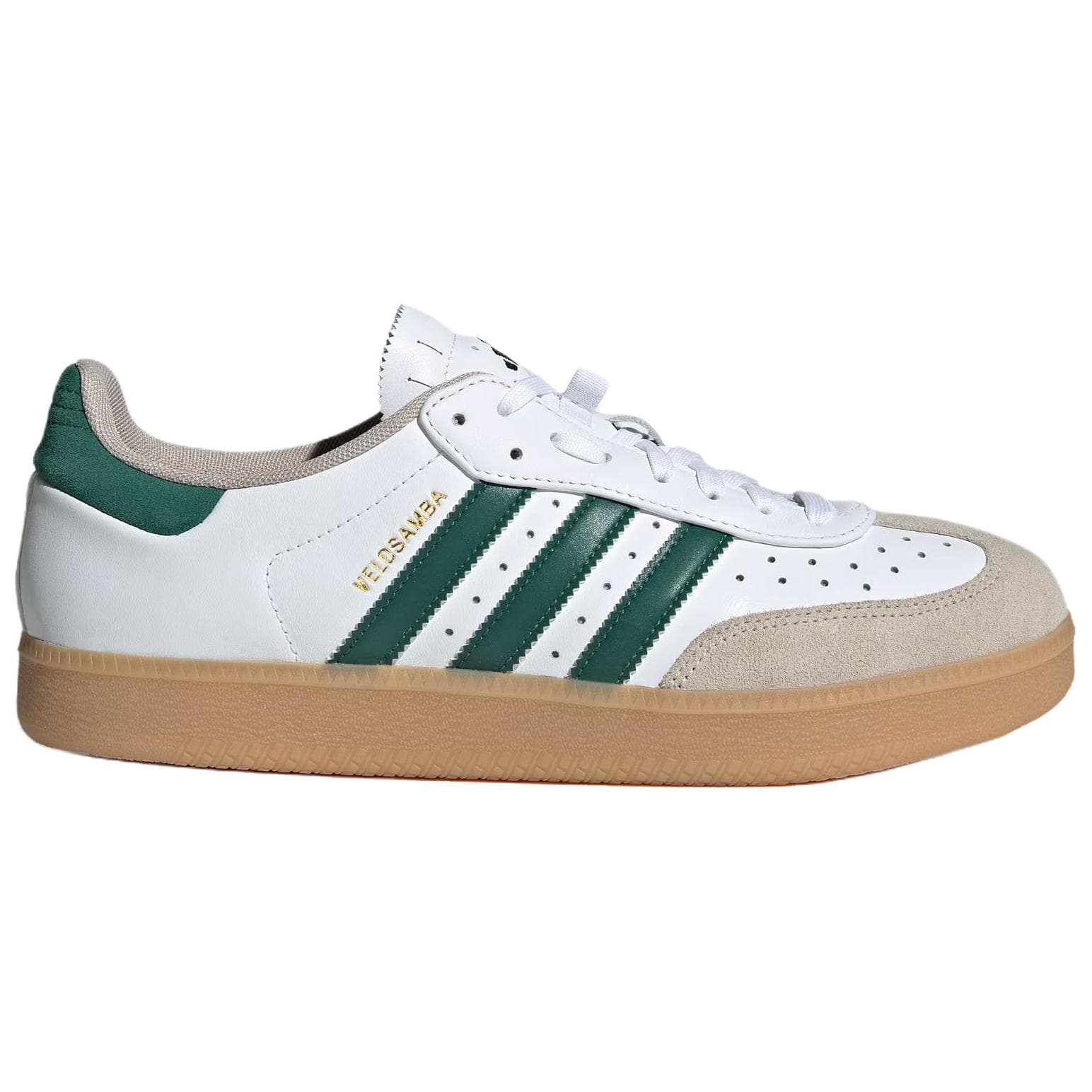 Кроссовки для велоспорта Adidas Velosamba Low Топ Велосипедные кроссовки Унисекс Белый Зеленый - изображение 2