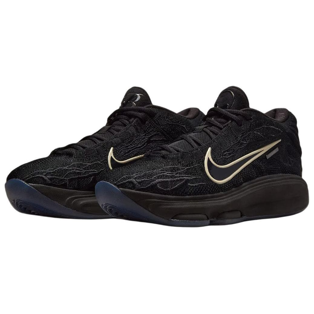 Кроссовки для баскетбола Nike GT Hustle 3 Противоскользящие Устойчивые к износу Низкие Баскетбольные Кроссовки Мужские Черные Азиатская Версия - изображение 3