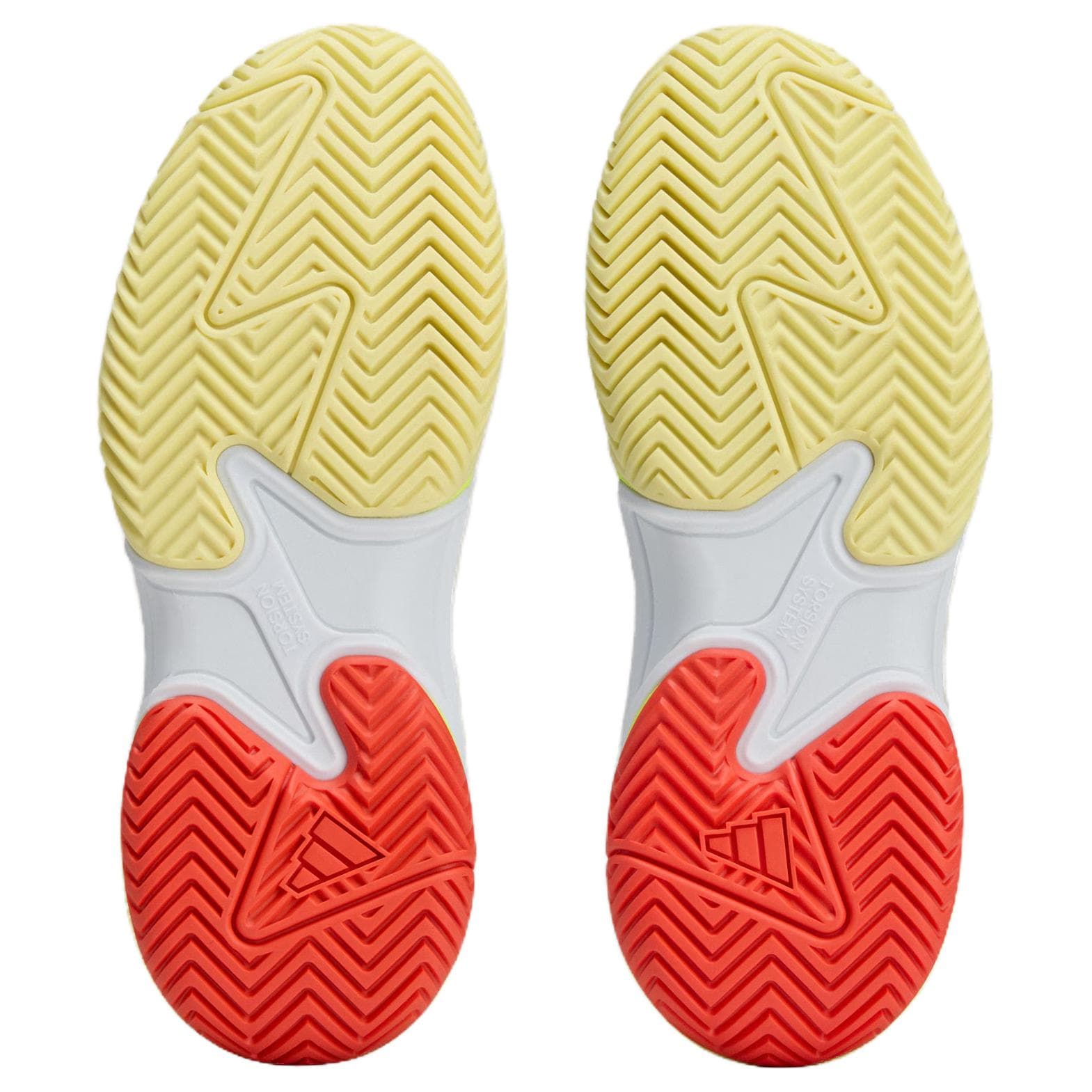 Кроссовки для тенниса Adidas Barricade Износостойкие Низкие Тенисные Кроссовки Женские Желтые - изображение 4