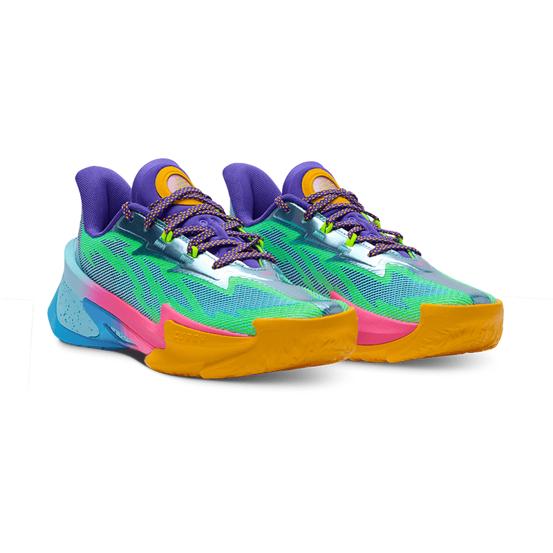 Кроссовки для баскетбола Under Armour CURRY SERIES 7 Амортизация Устойчивость к истиранию Низкий Топ Баскетбольные кроссовки Унисекс - изображение 3