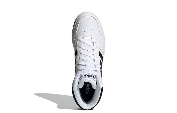 Кроссовки adidas Neo Hoops 2.0 Mid White Black - изображение 5