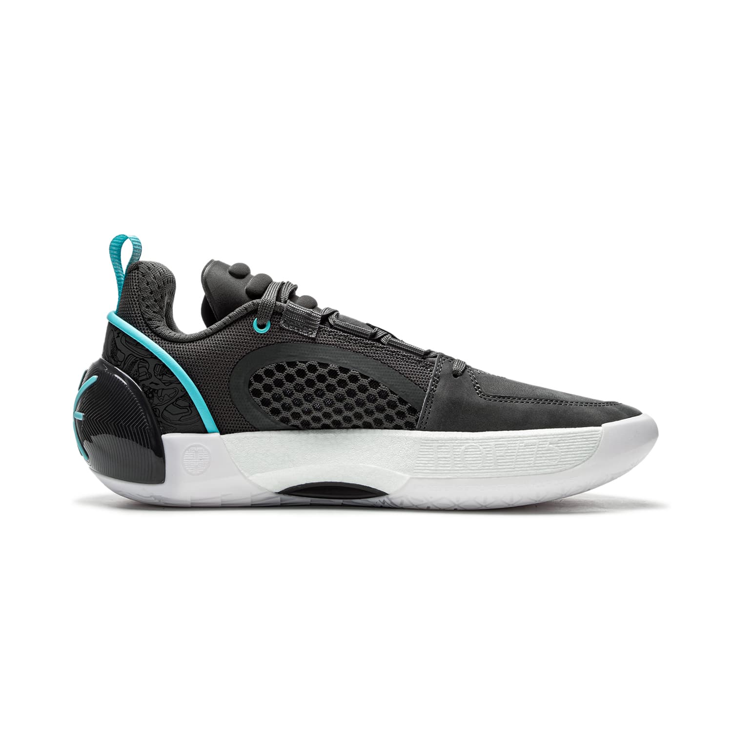 Кроссовки для баскетбола Li NING All City 12 Encore Низкие Баскетбольные Кроссовки Мужские Обсидианово-Серые - изображение 2