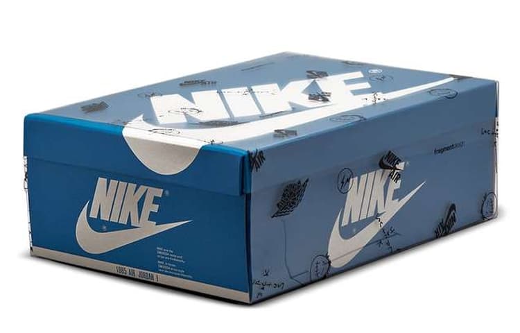 Ретро баскетбольные кроссовки Travis Scott x Air Jordan 1 High Blue White Black - изображение 7