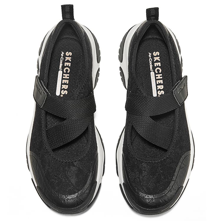 Skechers Платформа Туфли Мэри Джейн Женские Черные - изображение 4