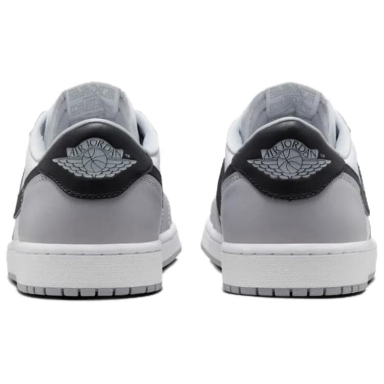 Ретро баскетбольные кроссовки Jordan Air Jordan 1 Low OG Barons Low Топ Винтажные Баскетбольные Кроссовки Мужские Белые Серые - изображение 5