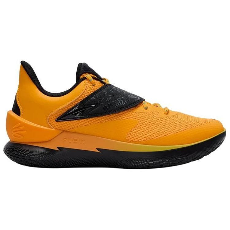 Кроссовки для баскетбола Under Armour Curry Fox 1 Противоскользящие Низкие Баскетбольные Кроссовки Мужские Желто-черные - изображение 2