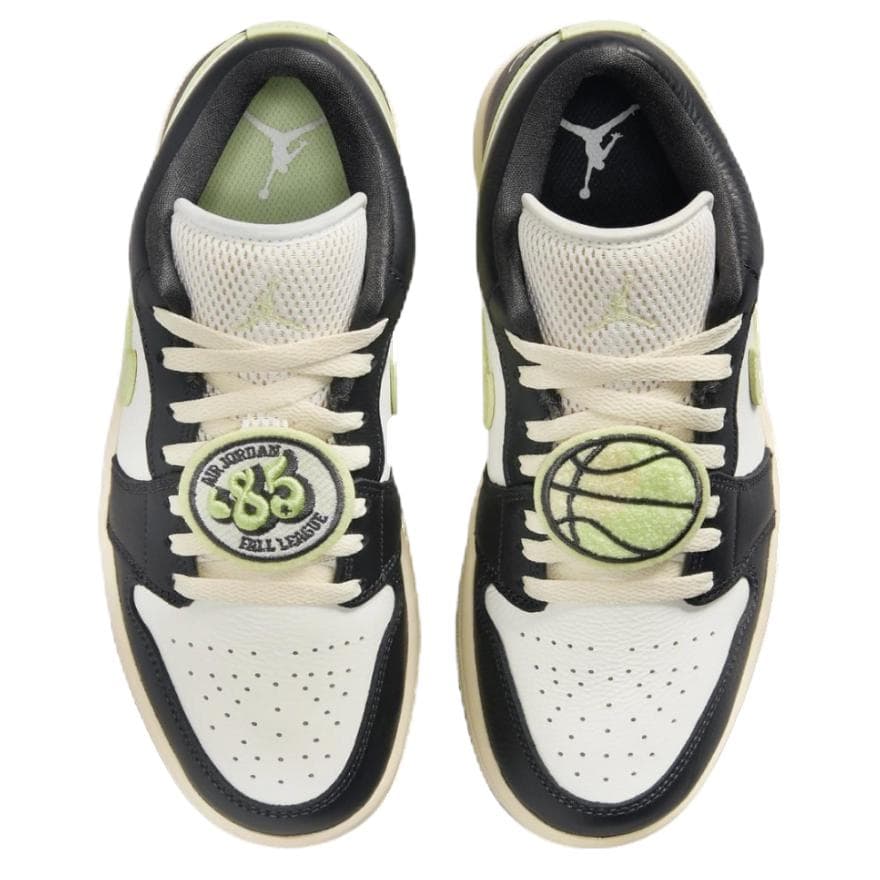 Ретро баскетбольные кроссовки Jordan Air Jordan 1 Low Топ Ретро Баскетбольные Кроссовки Женские Черный Белый - изображение 4