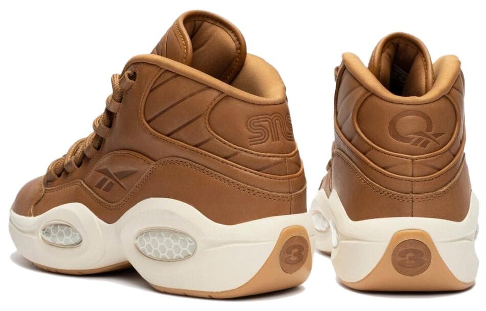 Ретро баскетбольные кроссовки SNS x Reebok Question Mid "AI" - изображение 5