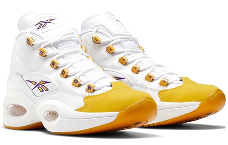 Кроссовки для баскетбола Reebok Question "Yellow Toe" - изображение 3