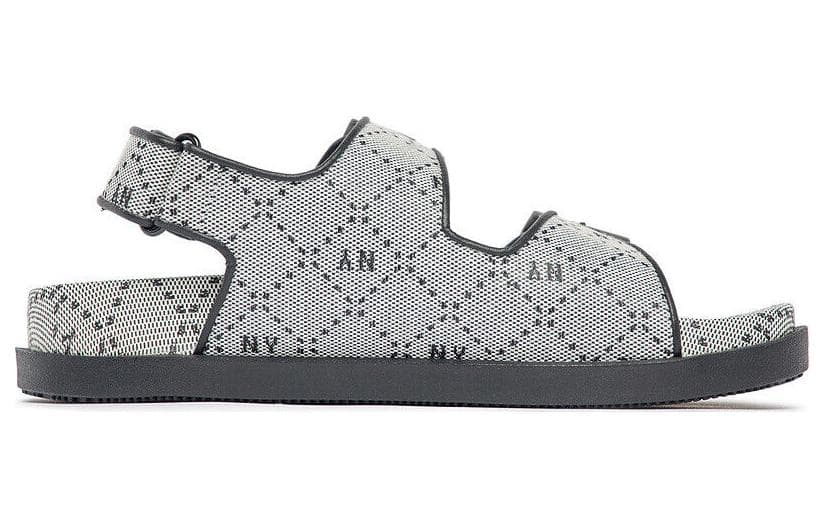 Сандалии с ремешком MLB Double Sandal Jacquard Monogram New York Yankees Grey - изображение 2