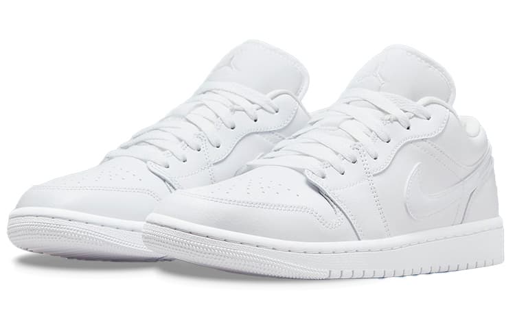 Ретро баскетбольные кроссовки Jordan Air Jordan 1 Low "Triple White" - изображение 3