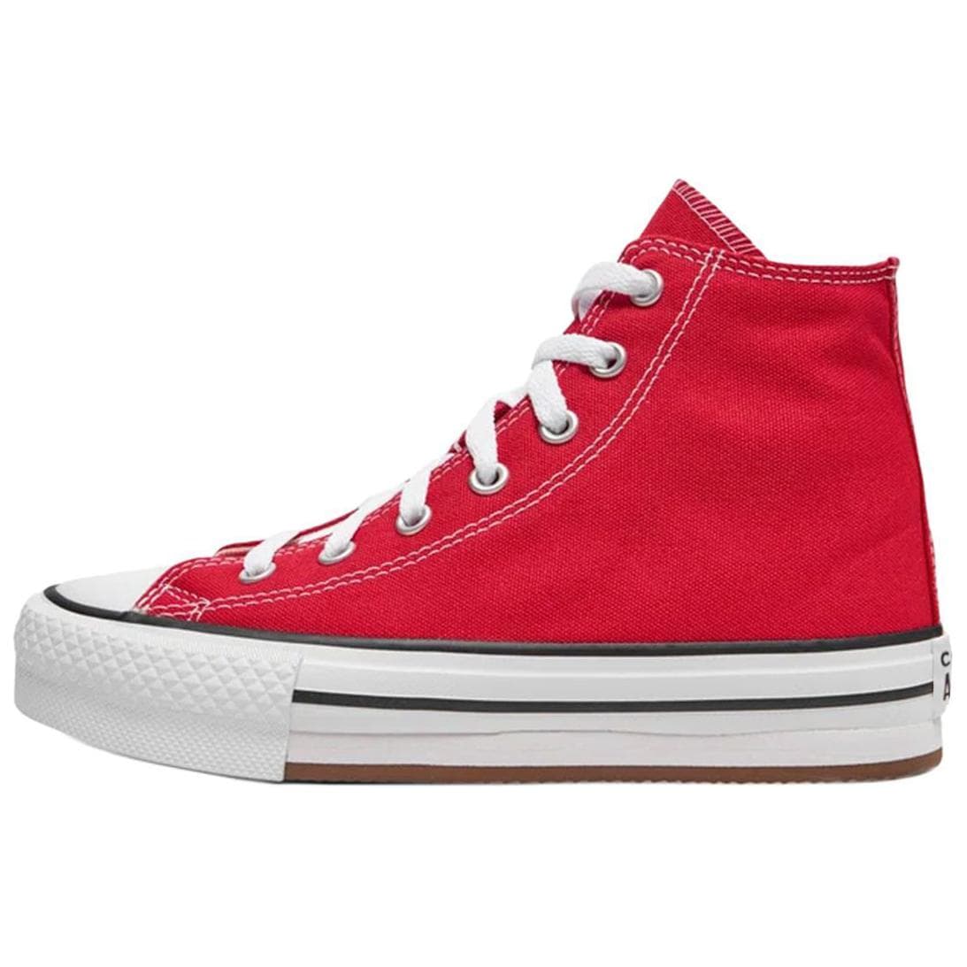 Кеды Converse Chuck TAYLOR All Star Износостойкие и Легкие Высокие Кеды Женские Красные Белые - изображение 1