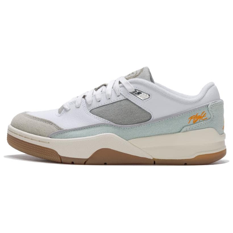 Кроссовки Jordan Flight Court Low Top Винтажные Баскетбольные Кроссовки Мужские Белые - изображение 1
