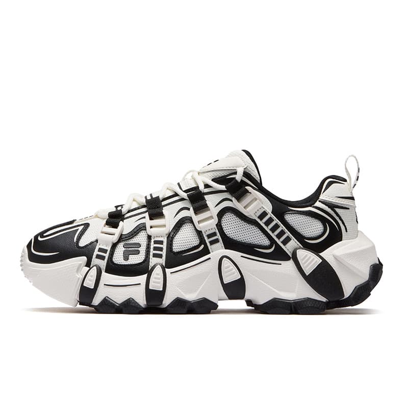 Кроссовки Joshua Vides x FILA FUSION Exocet II Low Топ Массивные Кроссовки Мужские Снег Черный - изображение 1