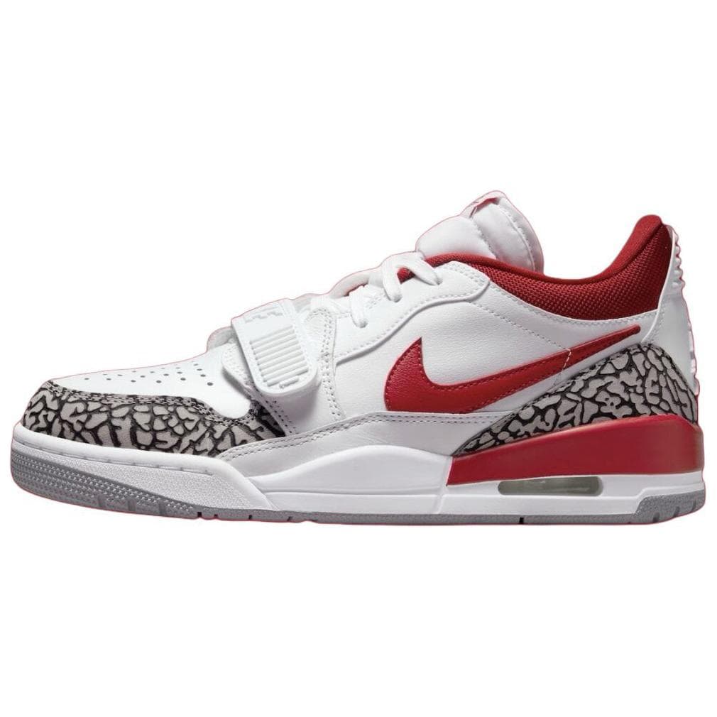 Ретро баскетбольные кроссовки Jordan Legacy 312 кожа синтетический материал Low Gym Red мягкий и удобный противоскользящая износостойкая лоу-топы ретро баскетбольные кроссовки женские белый красный - изображение 1